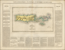 Caribbean Map By Jean Alexandre Buchon