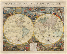 World and World Map By Louis Charles Desnos