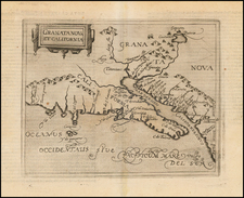 Southwest, Baja California and California Map By Johannes Matalius Metellus