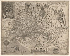 Mid-Atlantic, South and Southeast Map By John Smith