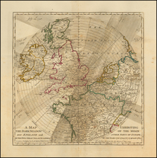 Europe, British Isles and England Map By Laurie & Whittle