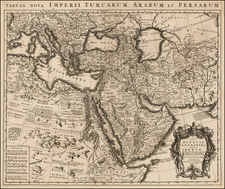Turkey, Mediterranean, Central Asia & Caucasus, Middle East and Turkey & Asia Minor Map By Pierre Mortier