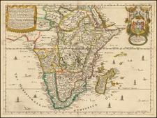 Africa, Africa, South Africa, East Africa and West Africa Map By Richard Blome