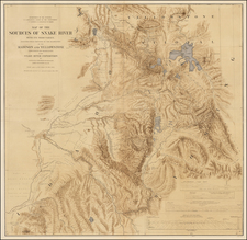 Rocky Mountains Map By Ferdinand Vandeveer Hayden