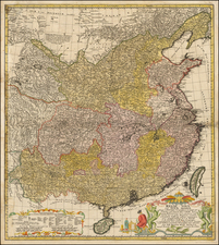 China Map By Johann Matthaus Haas