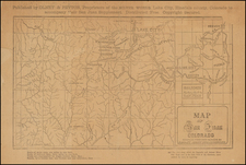 Rocky Mountains and Colorado Map By Frank C. Garbutt