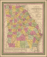 Southeast Map By Thomas, Cowperthwait & Co.