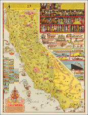 California Map By Jo Mora