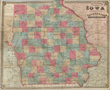 Plains Map By George F. Cram