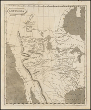 United States, Texas, Plains, Southwest, Rocky Mountains and California Map By Aaron Arrowsmith  &  Lewis