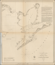 Texas Map By United States Coast Survey