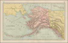 Alaska Map By George F. Cram