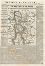 Rocky Mountains Map By New York Herald Tribune