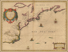 New England, New York State, Mid-Atlantic, Pennsylvania and Virginia Map By Jan Jansson