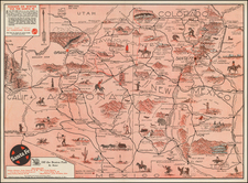 Southwest, Arizona and New Mexico Map By B. C. Broome