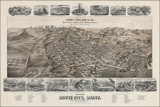 Rocky Mountains Map By American Publishing Co. / Henry Wellge