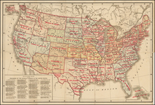 Outline Map of the Provinces of the Catholic Church In The United States By Hoffman Bros