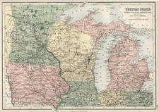 Midwest Map By Adam & Charles Black