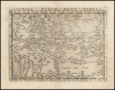 North Africa and Balearic Islands Map By Giacomo Gastaldi