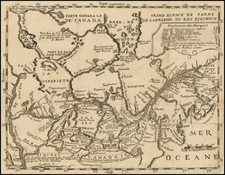 Midwest, Plains and Canada Map By Baron de Lahontan