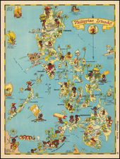 Philippines Map By Ruth Taylor White