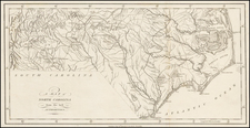 North Carolina Map By John Stockdale