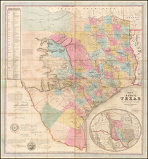 Texas Map By Jacob De Cordova