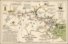 New England Map By I.A. Chisolm / James O. Fagan