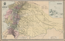 Central America Map By Wm. Bradley & Co.