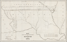 Plains, Iowa and Missouri Map By U.S. Government