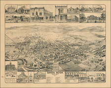 California Map By W.W. Elliott & Co.