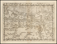 North Africa Map By Giacomo Gastaldi