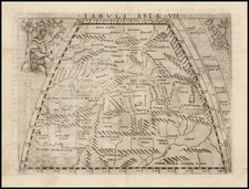 Central Asia & Caucasus, Middle East, Persia & Iraq and Russia in Asia Map By Giacomo Gastaldi