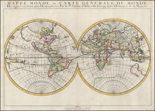 World Map By Nicolas Sanson