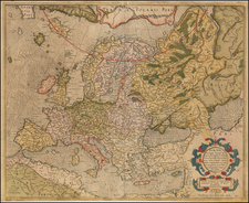 Europe and Europe Map By Gerhard Mercator