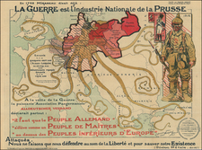 Europe, Europe, Comic & Anthropomorphic and Curiosities Map By Maurice Neumont