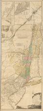 New England, New York State, Mid-Atlantic and Canada Map By Sayer & Bennett