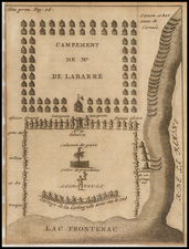 Canada Map By Baron de Lahontan