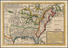 United States, Midwest and Plains Map By Herman Moll