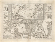 South America Map By Jean de Beaurain