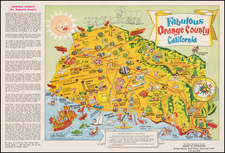 Pictorial Maps and California Map By Wally Freeland