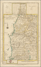 South America and Chile Map By Giuseppi Sallusti