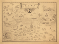 United States, Midwest and Pictorial Maps Map By Karl Smith