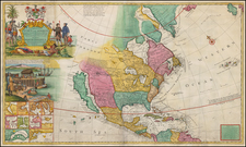 North America Map By Herman Moll