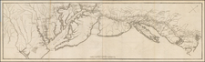 New England, Mid-Atlantic and Southeast Map By Henri Soules