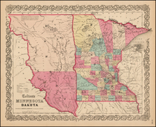Midwest, Minnesota, Plains, North Dakota and South Dakota Map By Colton