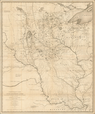 Midwest and Plains Map By Joseph N. Nicollet / William Hemsley Emory