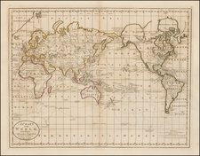 World and World Map By Mathew Carey