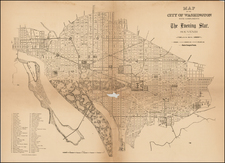 Mid-Atlantic, Washington, D.C. and Southeast Map By The Evening Star