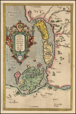 Poland and Germany Map By Abraham Ortelius